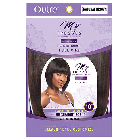 Outre Mytresses Purple Label Human Hair Wig - STRAIGHT BOB 10
