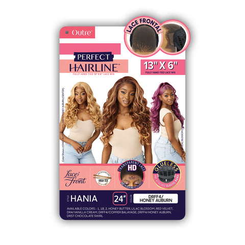 Outre Perfect Hairline Synthetic Glueless 13x6 HD Lace Wig - HANI