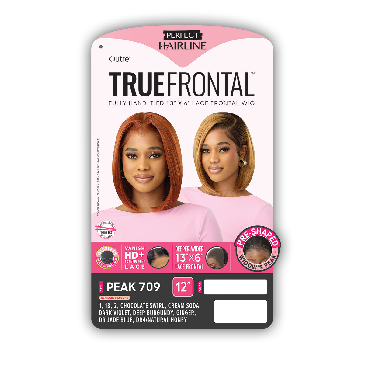 Outre Perfect Hairline True Frontal 13x6 Lace Wig PEAK 709