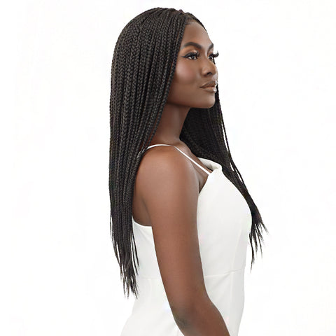 Outre Pre-Braided Wig KNOTLESS SQUARE PART BRAIDS 26 13x4 lace frontal