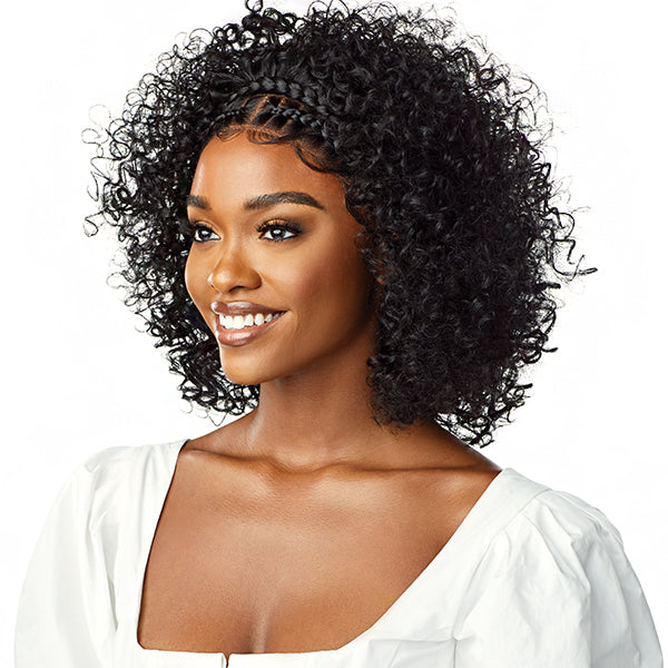Outre Pre-Styled HD Lace Wig HALO STITCH BRAID 14 (13x2 lace frontal)