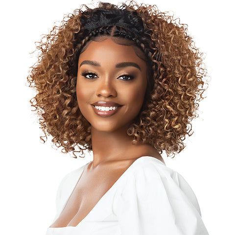 Outre Pre-Styled HD Lace Wig HALO STITCH BRAID 14 (13x2 lace frontal)