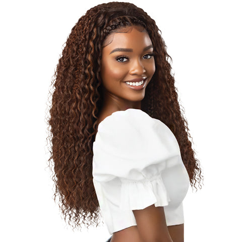 Outre Pre-Styled HD Lace Wig HALO STITCH BRAID 26 (13x2 lace frontal)