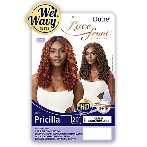 Outre Synthetic Hair HD Lace Front Wig - PRICILLA