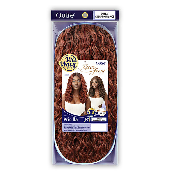Outre Synthetic Hair HD Lace Front Wig - PRICILLA
