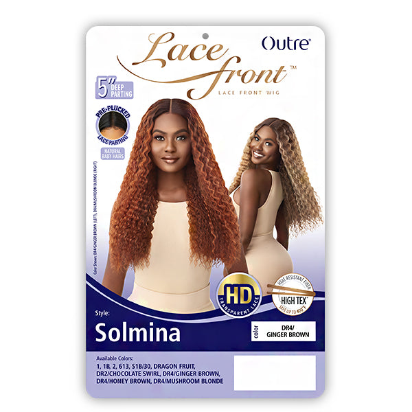 Outre Synthetic Hair HD Lace Front Wig - SOLMINA