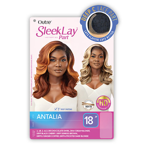 Outre Synthetic Hair Sleeklay Part HD Lace Front Wig - ANTALIA