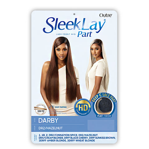 Outre Synthetic  Hair Sleeklay Part HD Lace Front Wig - DARBY