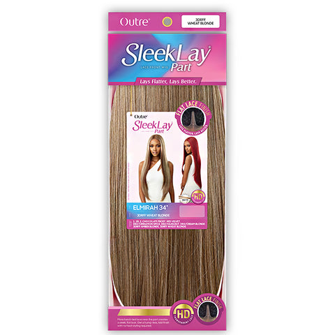 Outre Synthetic Hair Sleeklay Part HD Lace Front Wig - ELMIRAH 34
