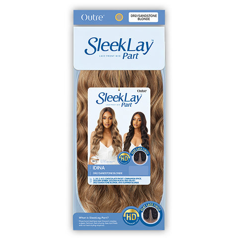 Outre Synthetic Hair Sleeklay Part HD Lace Front Wig - IDINA