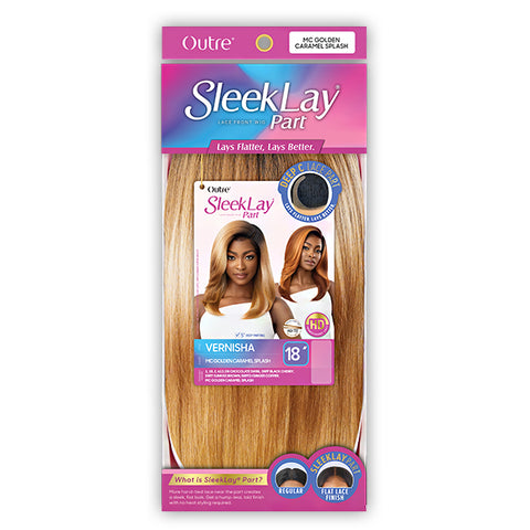 Outre Synthetic Hair Sleeklay Part HD Lace Front Wig - VERNISHA