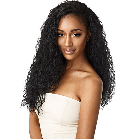 Outre Synthetic Half Wig Quick Weave - BEACH CURL 24