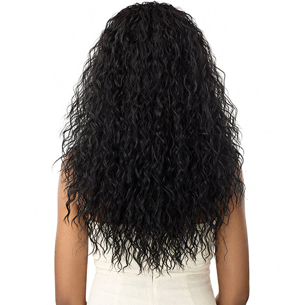 Outre Synthetic Half Wig Quick Weave - BEACH CURL 24
