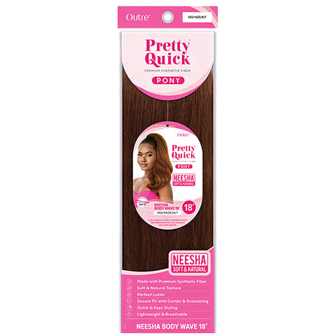 Outre Synthetic Pretty Quick Pony - NEESHA BODY WAVE 18