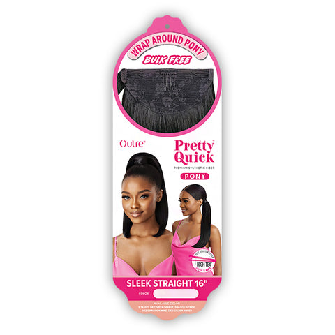 Outre Synthetic Pretty Quick Pony - SLEEK STRAIGHT 16