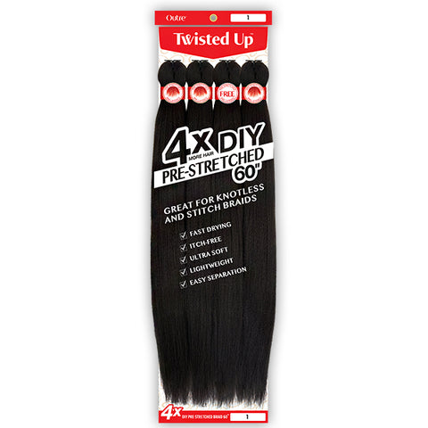 Outre Synthetic X PRESSION TWISTED UP 4X DIY PRESTRETCHED BRAID 60