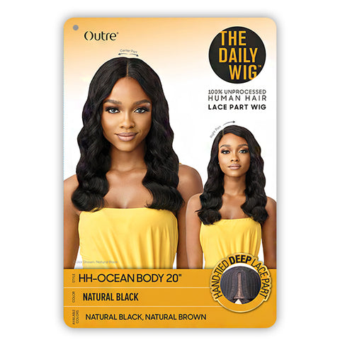 Outre The Daily Wig 100% Human Hair Lace Part Wig - HH OCEAN BODY 20