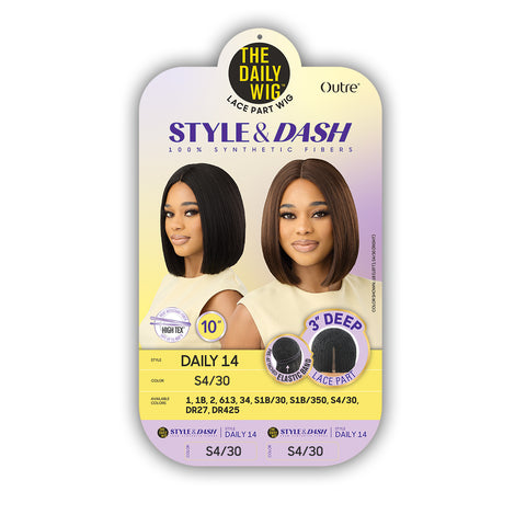 Outre The Daily Wig Style N Dash Synthetic Hair Lace Part Wig - DAILY 14