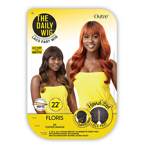Outre The Daily Wig Synthetic Hair Lace Part Wig - FLORIS