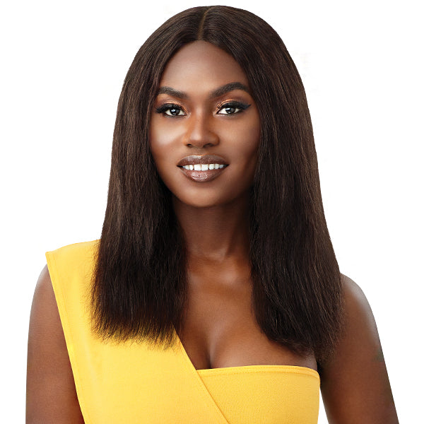 Outre The Daily Wig WET WAVY Human Lace Part Wig HH NATURAL WAVE 16