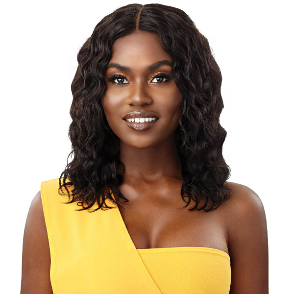 Outre The Daily Wig WET WAVY Human Lace Part Wig HH NATURAL WAVE 16