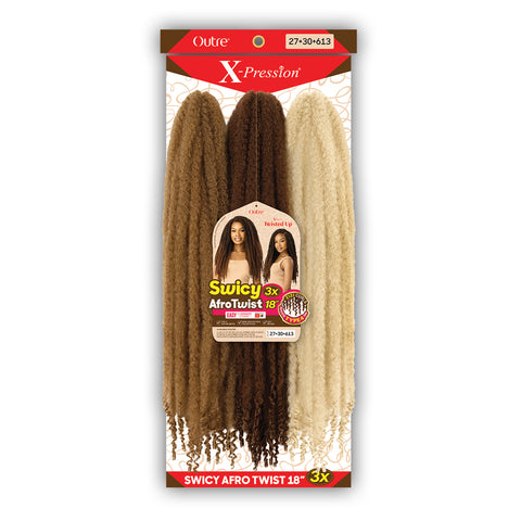 Outre X PRESSION TWISTED UP 3X SWICY AFRO TWIST 18