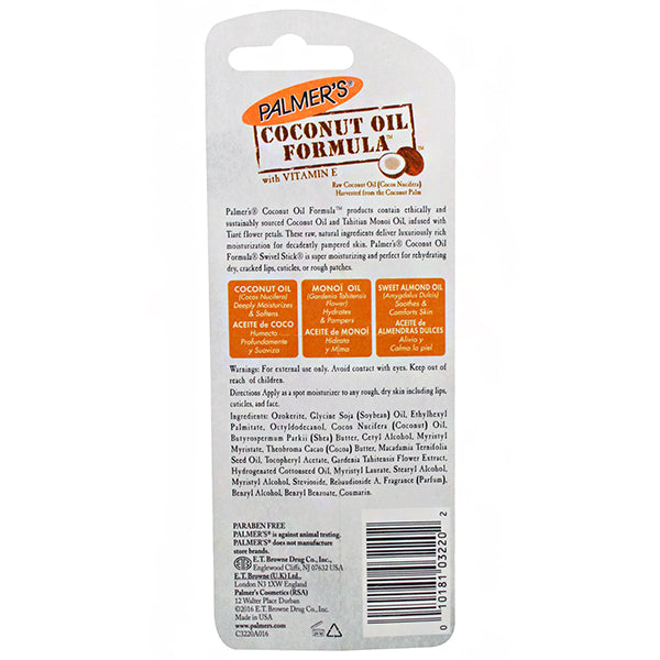 palmer's coconut oil stick Palmer's Oil Formula Coconut Oil Swivel Stick 0.5oz :: beautyofnewyork.com