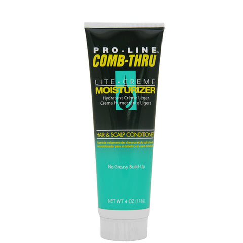 Pro-Line Comb-Thru Lite Creme Moisturizer Hair & Scalp Conditioner 4oz