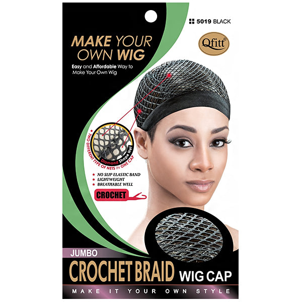 Qfitt Jumbo Crochet Braid Wig Cap