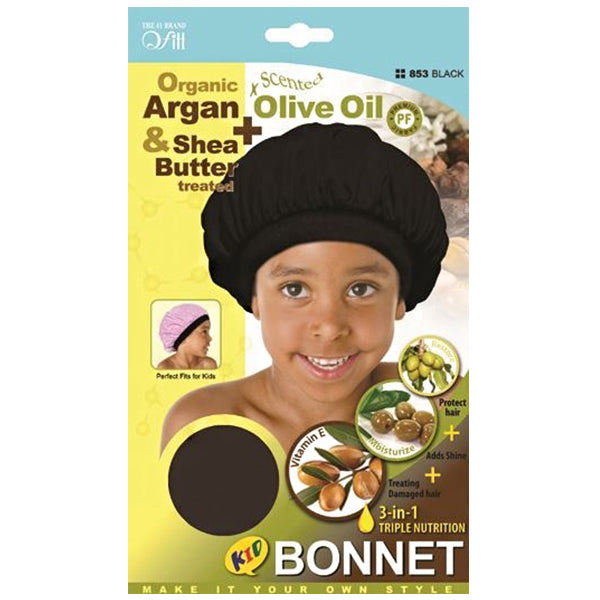 Qfitt Organic Argan + Olive Oil & Shea Butter Kid Bonnet