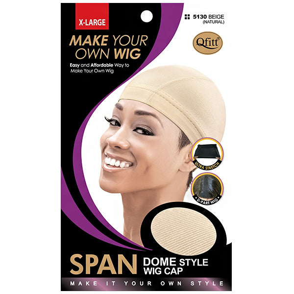 Qfitt Span Dome Style Wig Cap Extra Large