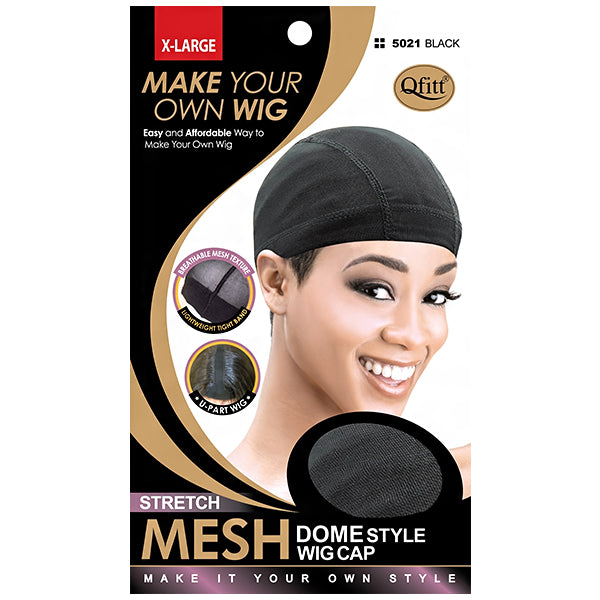 Qfitt Stretch Mesh Dome Style Wig Cap Extra Large