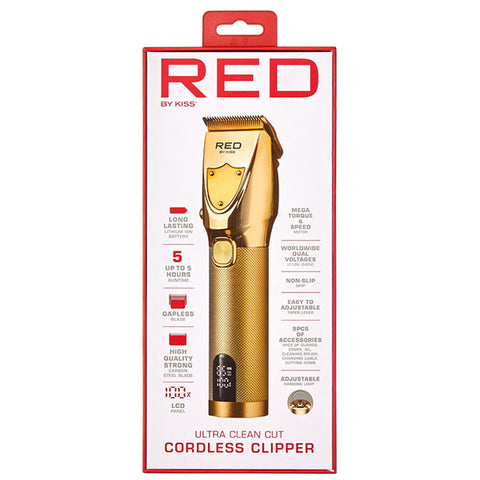 Red by Kiss CC11 Ultra Clean Cut Cordless Clipper