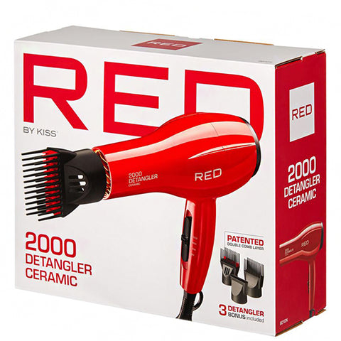 Red by Kiss Ceramic 2000 Detangler Hair Dryer BD10N