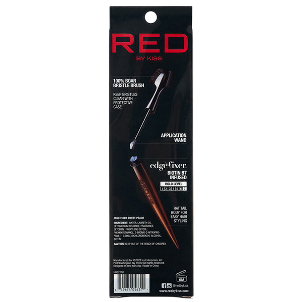 Red by Kiss Edge Cara Edge Brush & Edge Fixer 0.23oz