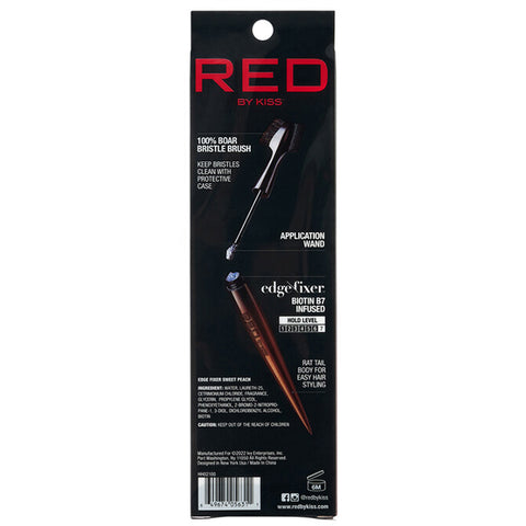 Red by Kiss Edge Cara Edge Brush & Edge Fixer 0.23oz