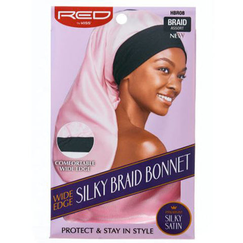 Red by Kiss HBRXX Wide Edge Silky Braid Bonnet