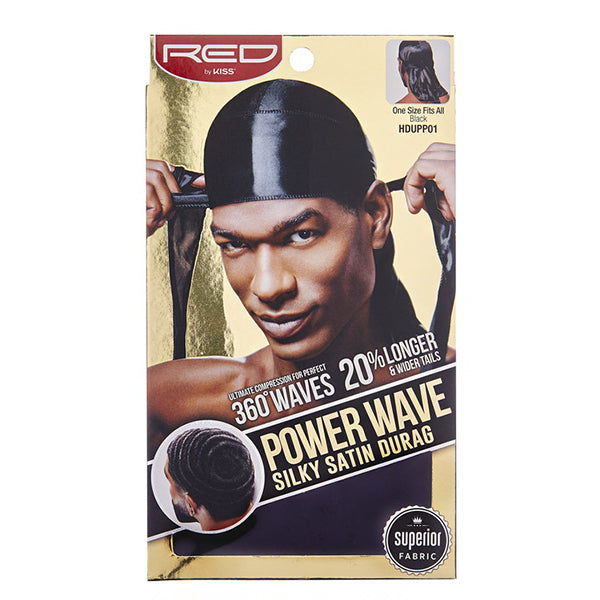 Red by Kiss HDUPPXX(HDXX)Power Wave Silky Satin Durag