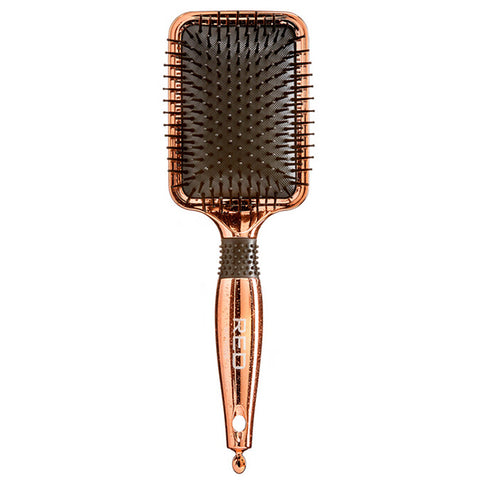 Red by Kiss HH34 Rose Gold Chrome Square Paddle Brush