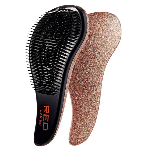 Red by Kiss HH52 Glitter Detangle Brush - Gold