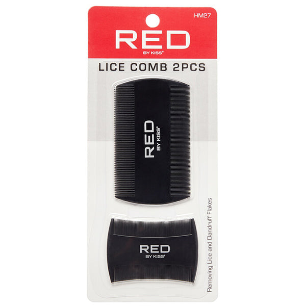 Red by Kiss HM27 Lice Comb 2Pcs