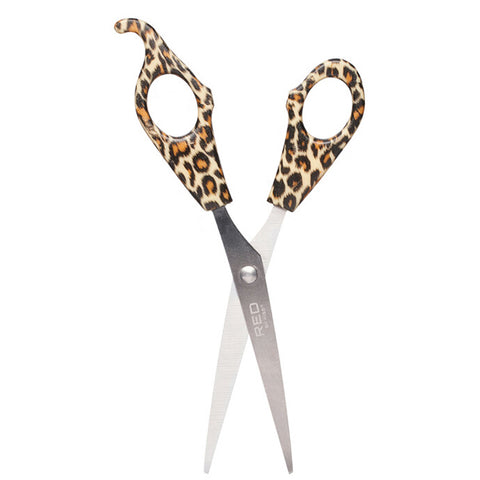 Red by Kiss HS10J 24pcs 6 1\/2\" Leopard Hair Shear Bucket