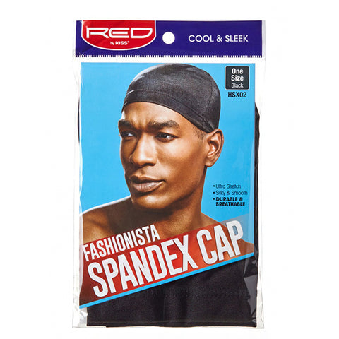 Red by Kiss HSX02 Fashionista Spandex Cap - One Size Black