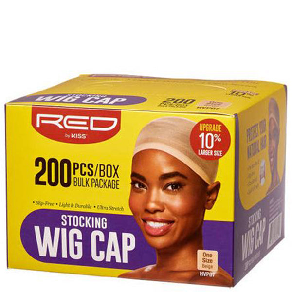 Red by Kiss HVP07 Stocking Wig Cap - 200pc Beige