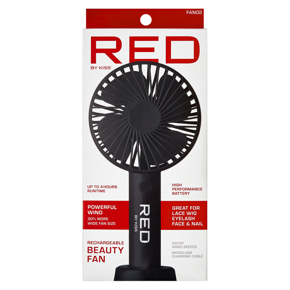 Red By Kiss Rechargeable Beauty Fan