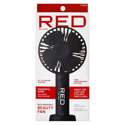 Red By Kiss Rechargeable Beauty Fan