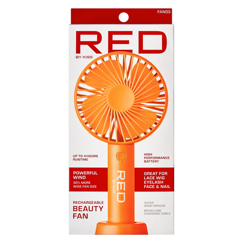 Red By Kiss Rechargeable Beauty Fan