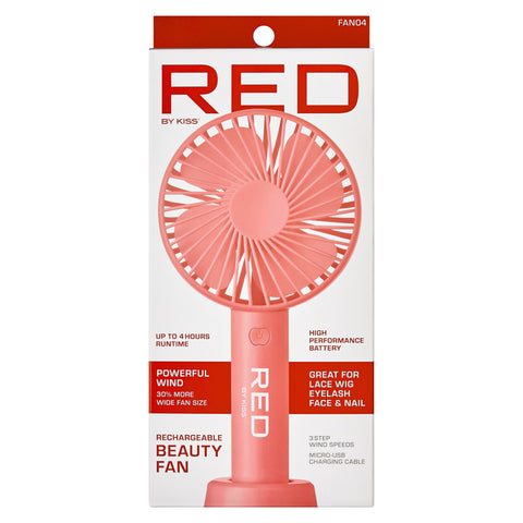 Red By Kiss Rechargeable Beauty Fan