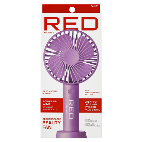 Red By Kiss Rechargeable Beauty Fan