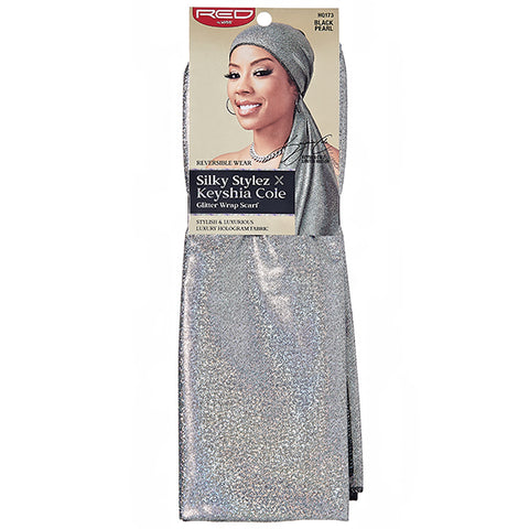 Red by Kiss Silky Stylez X Keyshia Cole Glitter Wrap Scarf